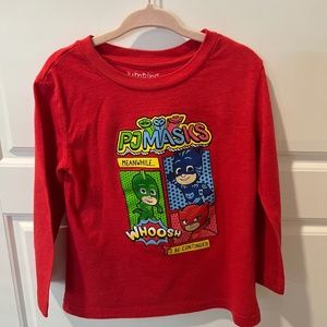 Jumping Beans Boy's Red Long Sleeve‎ PJ Masks T-Shirt Size 3T (Pre-owned)